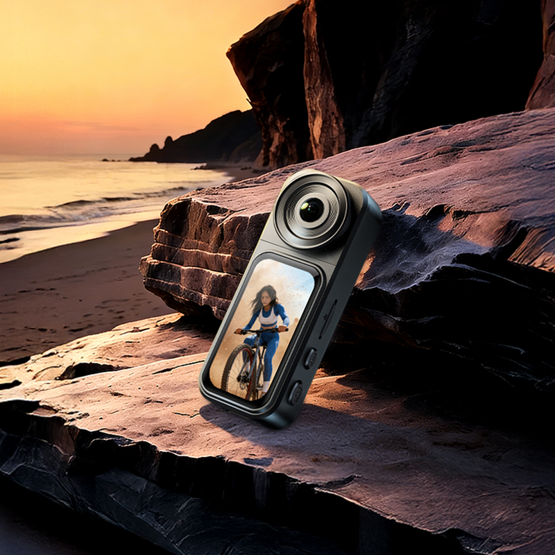 Sports Equipment Images - Action Camera Tascabile 2.7K, Dotata di