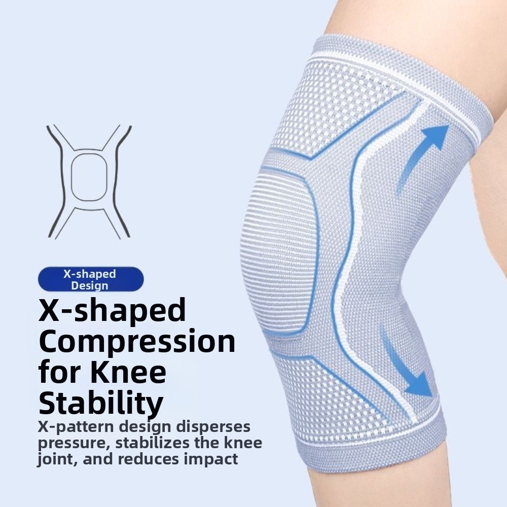 Sports Equipment United - Supporto Elastico per Ginocchio, Protezione per