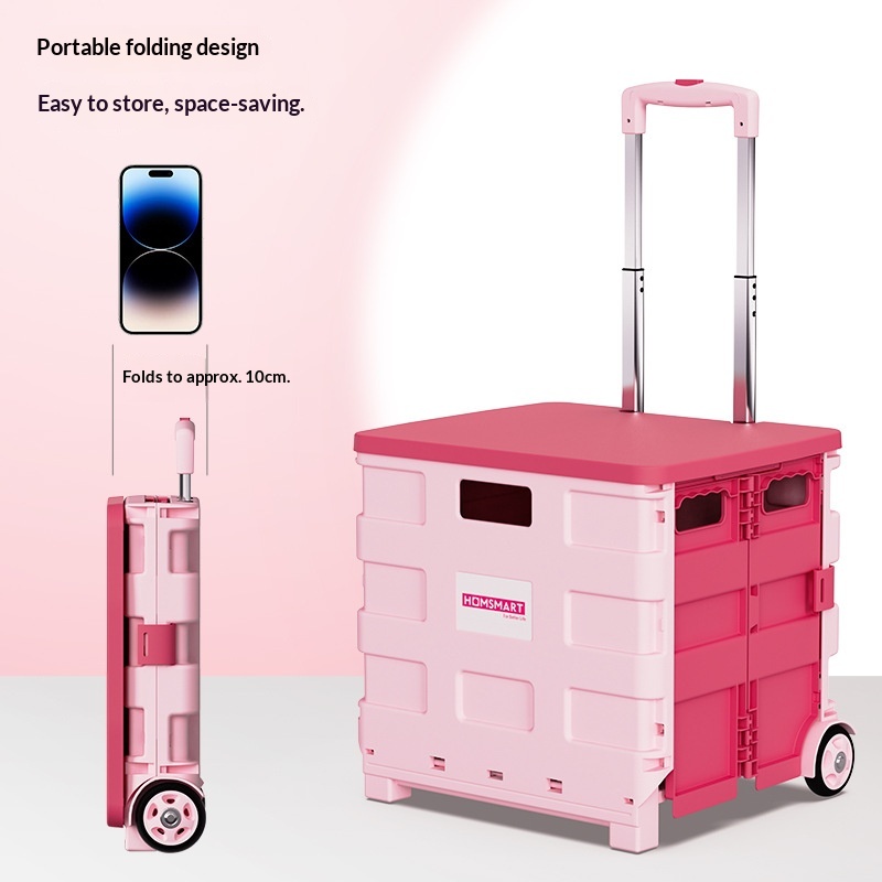 Sports Equipment Trolley - Carrello Pieghevole Portatile per la Spesa,