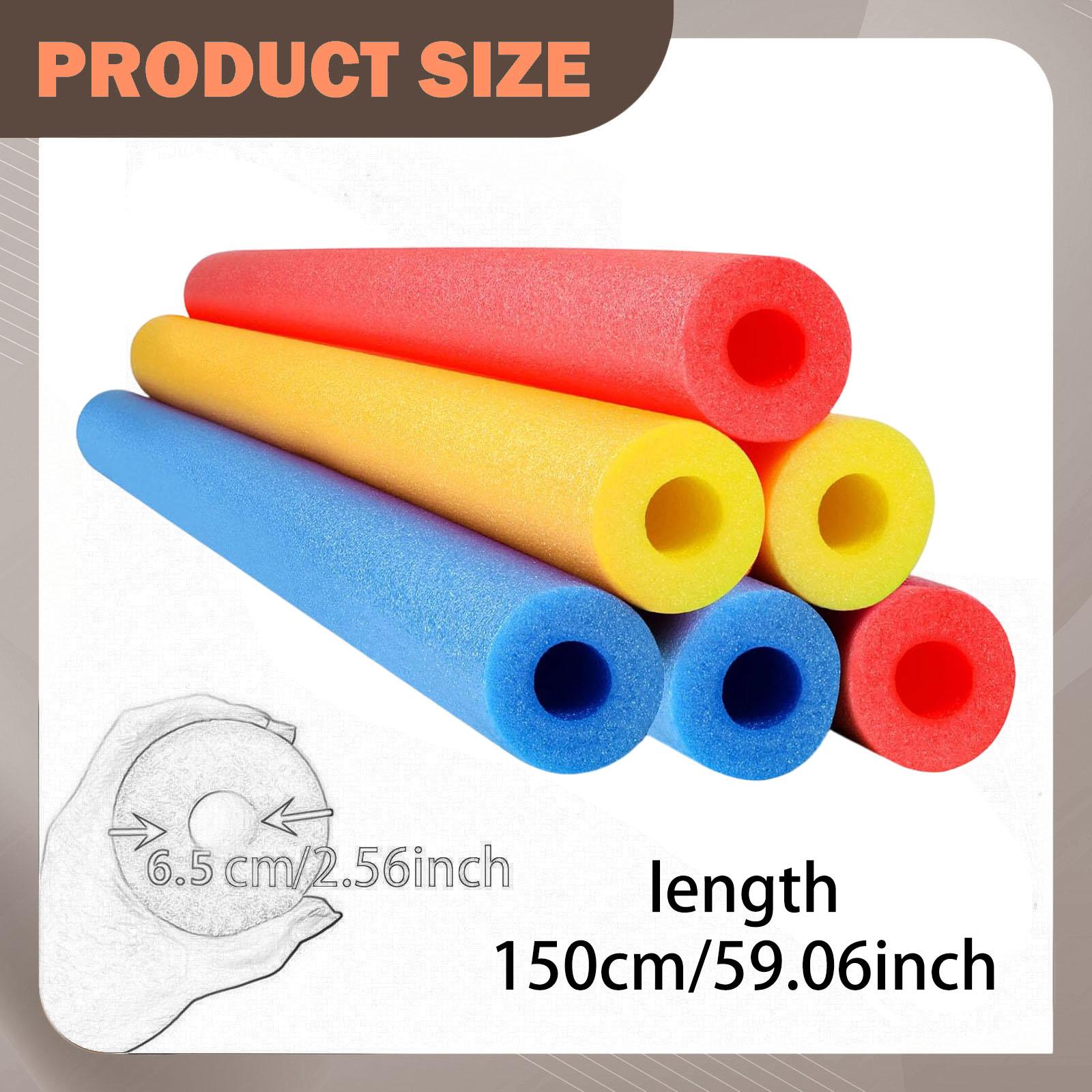 Foam Pool Noodle - 6x Tubi Galleggianti in Schiuma per