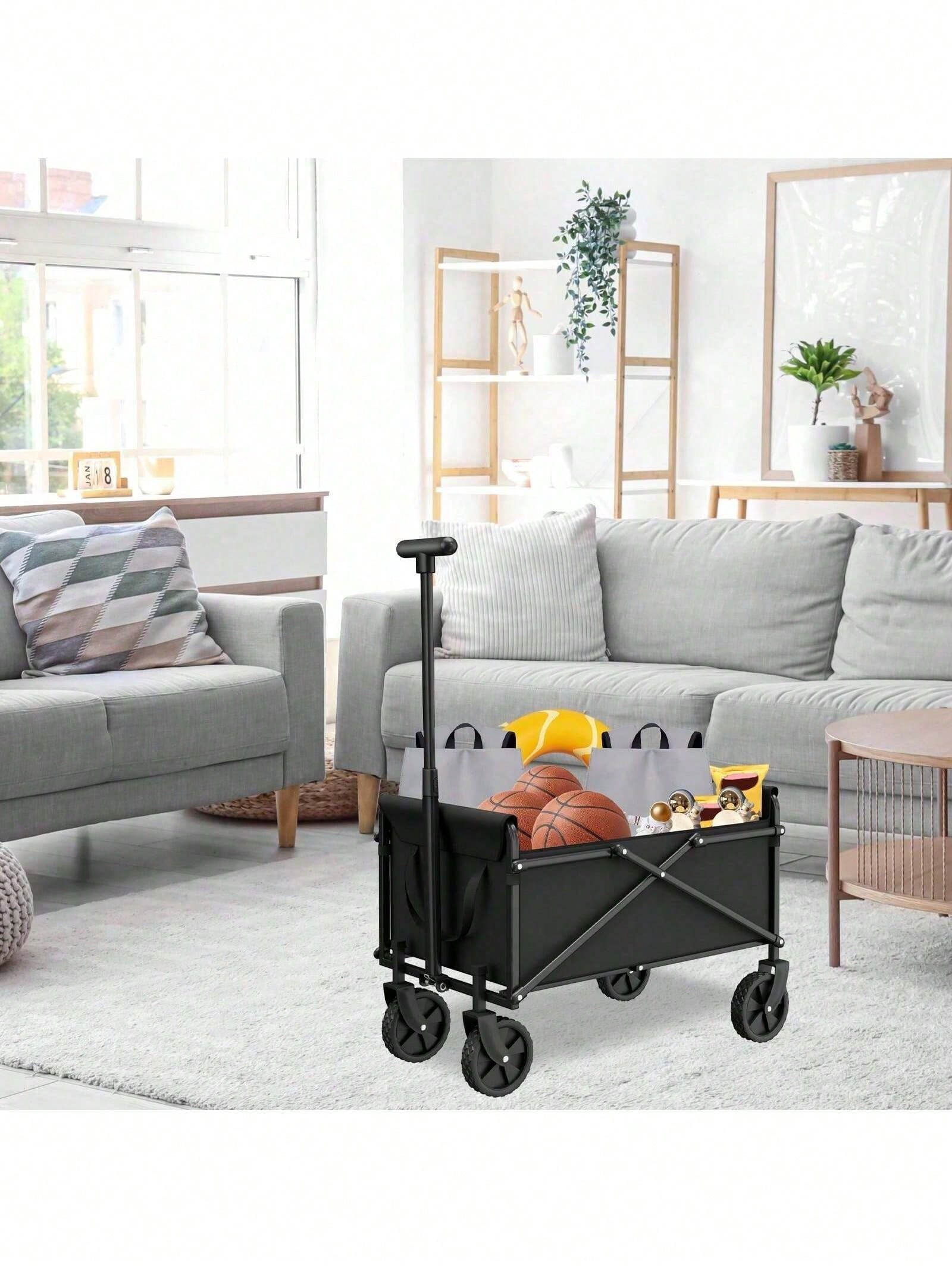 Mini Carrello Pieghevole Nero  - Sports Equipment Trolley recensione e prezzo