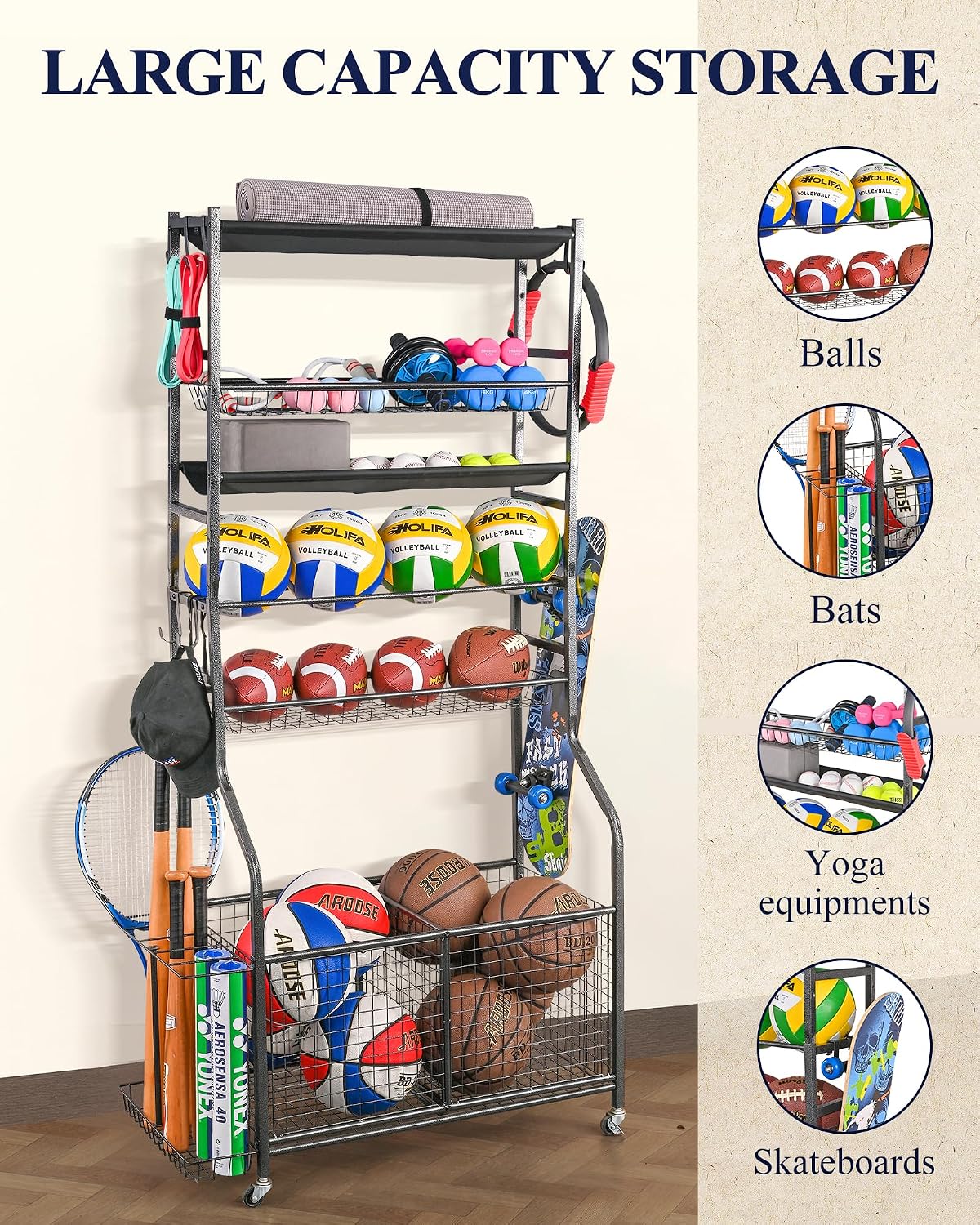Organizzatore per Attrezzature - Sports Equipment Cart recensione e prezzo