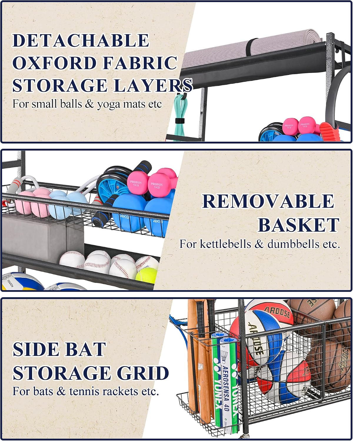 Organizzatore per Attrezzature - Sports Equipment Cart recensione e prezzo