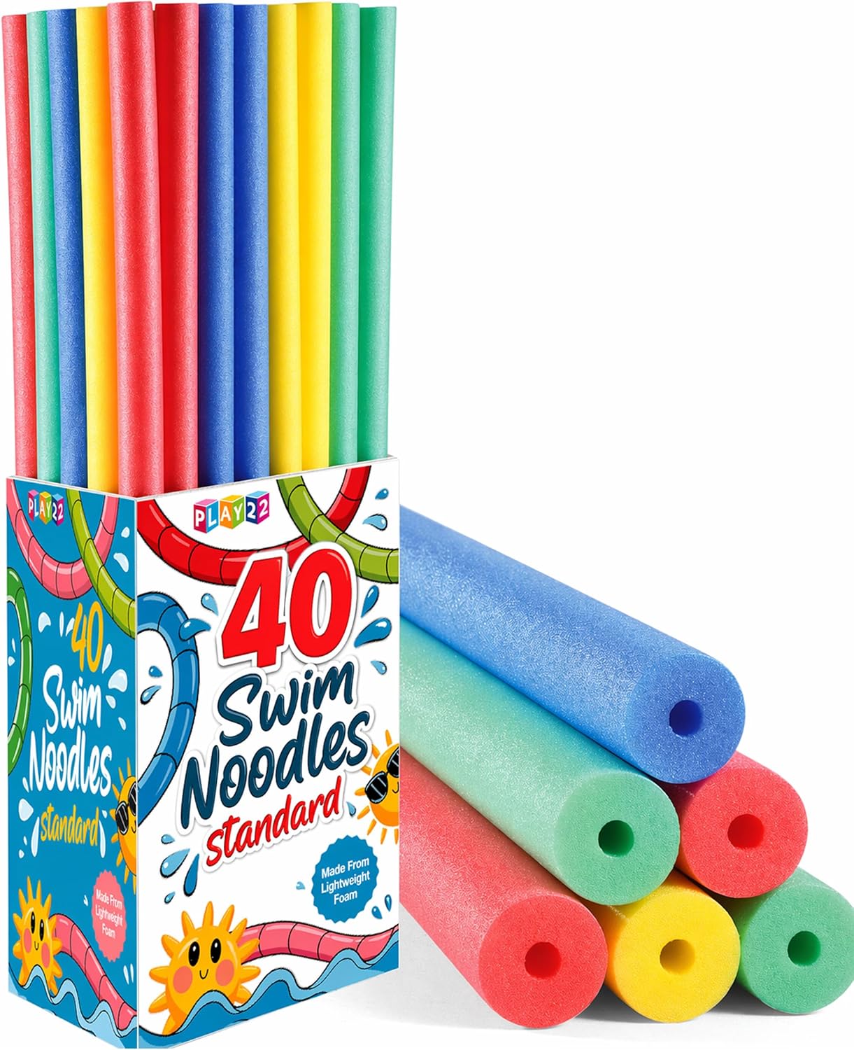 Confezione da 40 tubi galleggi - Foam Pool Noodle recensione e prezzo