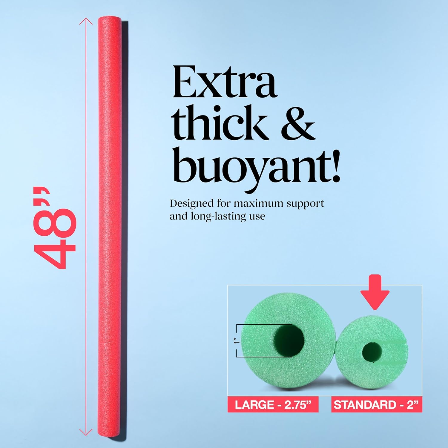 Confezione da 40 tubi galleggi - Foam Pool Noodle recensione e prezzo